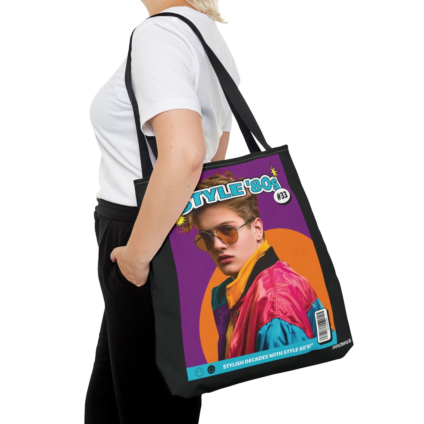 Canvas Tote Bag - Magazine Cover - retro2nova