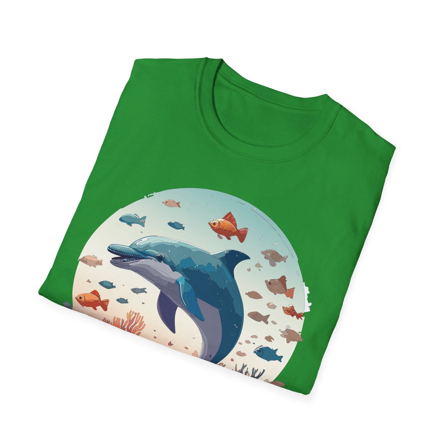 Dolphin Shirts, Shirt with Dolphin, Fish Tee Shirt, Animal Shirt