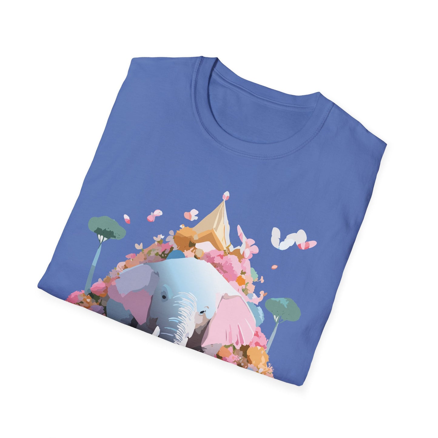 Elephant Shirt, T Shirt with Elephant, Elephant on T Shirt, T Shirt with Animation, Animals Tee Shirt
