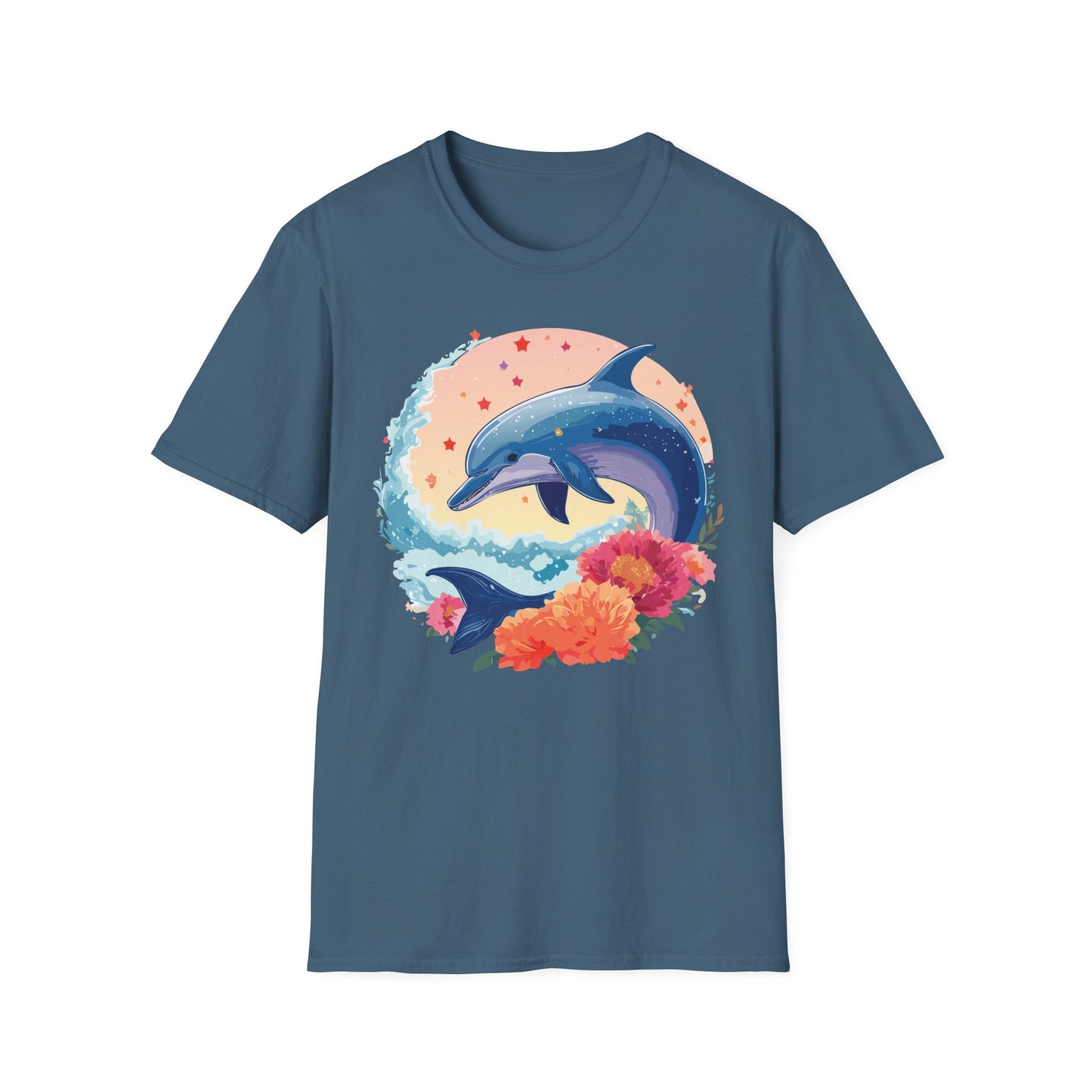 Dolphin Shirts, Shirt with Dolphin, Fish Tee Shirt, Animal Shirt