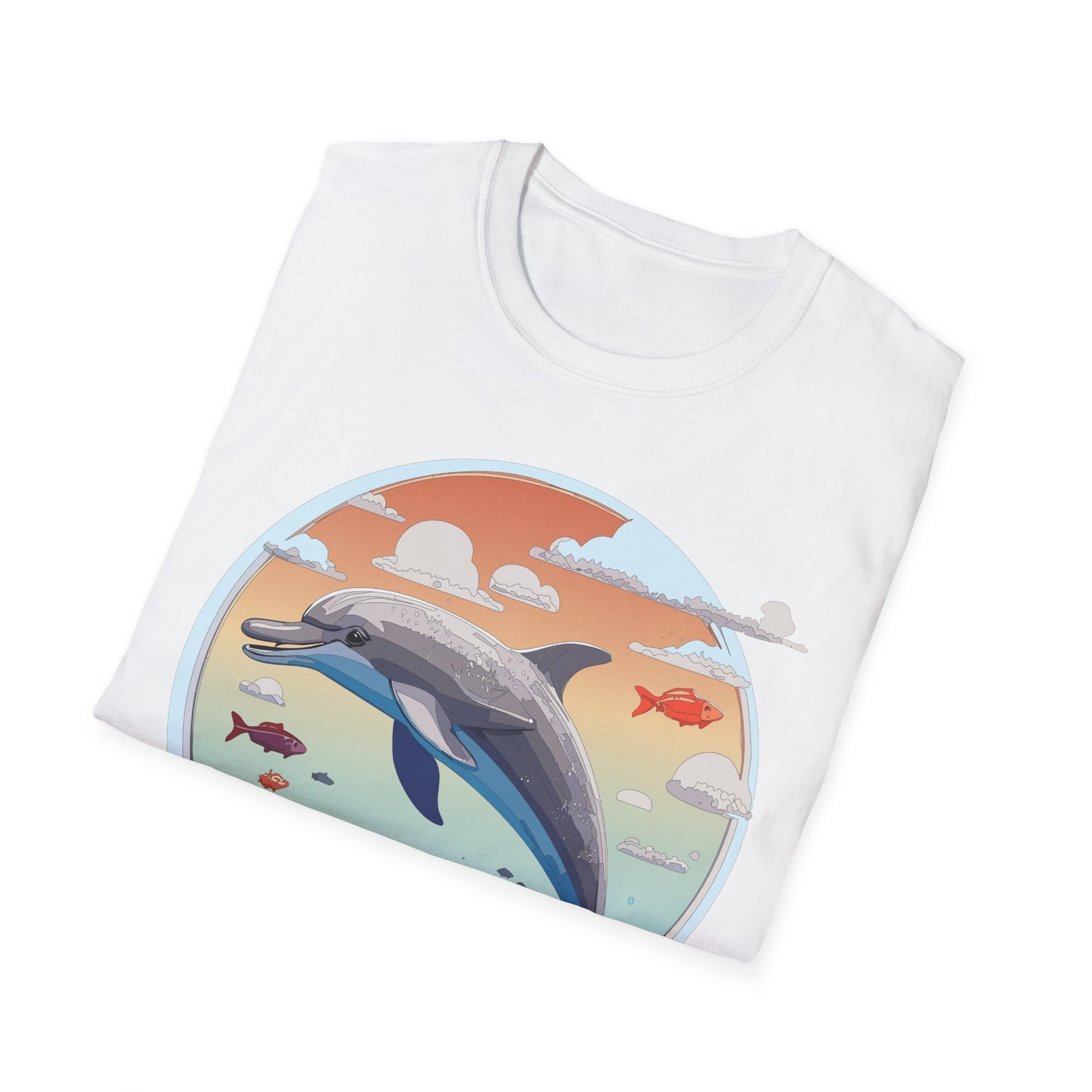 Dolphin Shirts, Shirt with Dolphin, Fish Tee Shirt, Animal Shirt
