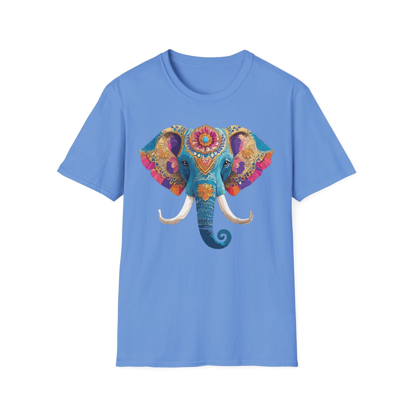 Elephant Shirt, T Shirt with Elephant, Elephant on T Shirt, T Shirt with Animation, Animals Tee Shirt