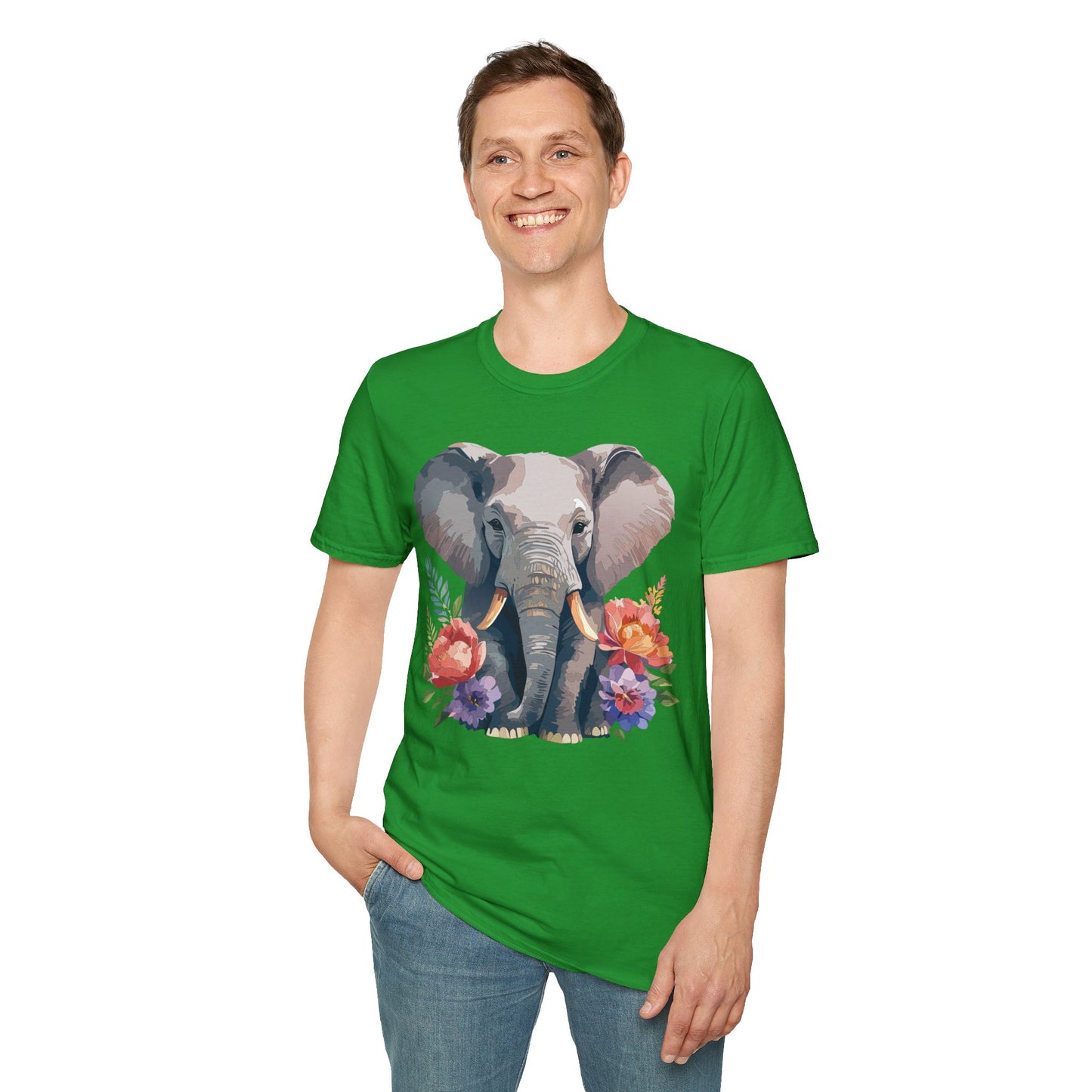 Elephant T-Shirt, Elephant T Shirt, Shirt with Elephant, Shirt with Animal
