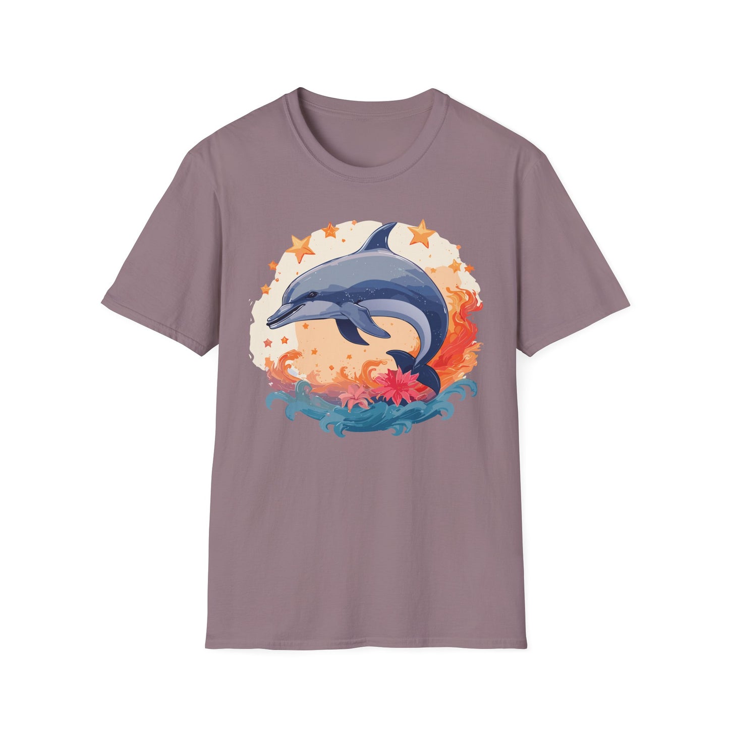 Dolphin Shirts, Shirt with Dolphin, Fish Tee Shirt, Animal Shirt