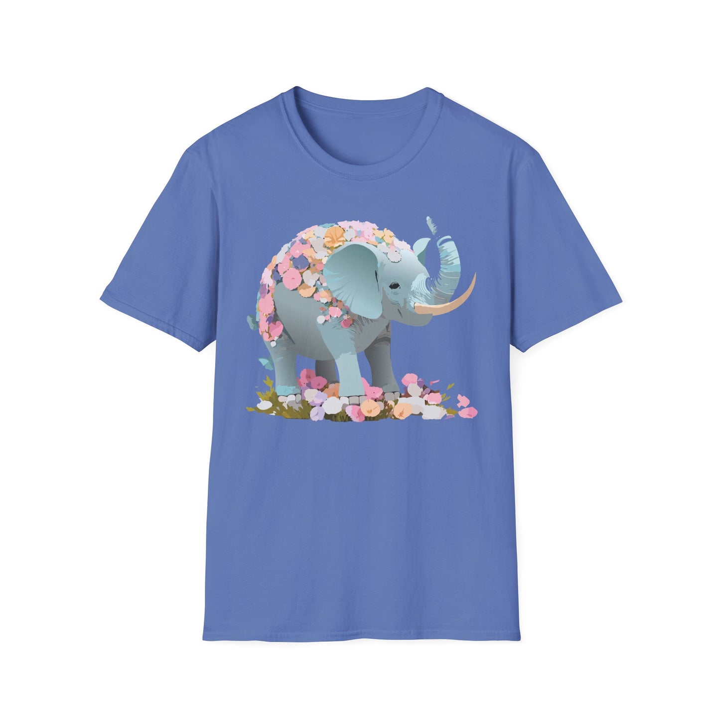 Elephant Shirt, T Shirt with Elephant, Elephant on T Shirt, T Shirt with Animation, Animals Tee Shirt