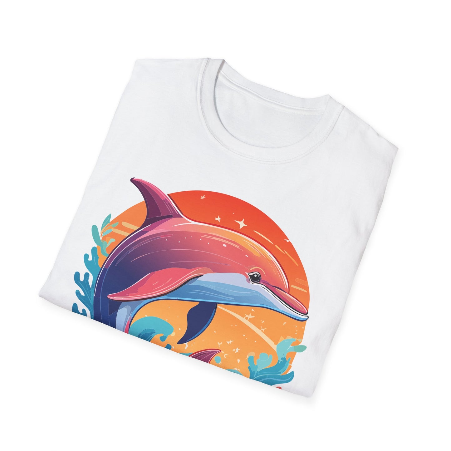 Dolphin Shirts, Shirt with Dolphin, Fish Tee Shirt, Animal Shirt