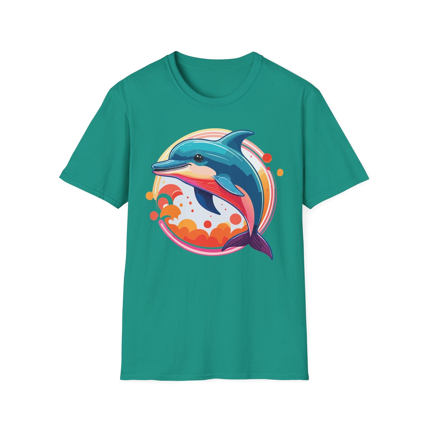 Dolphin Shirts, Shirt with Dolphin, Fish Tee Shirt, Animal Shirt