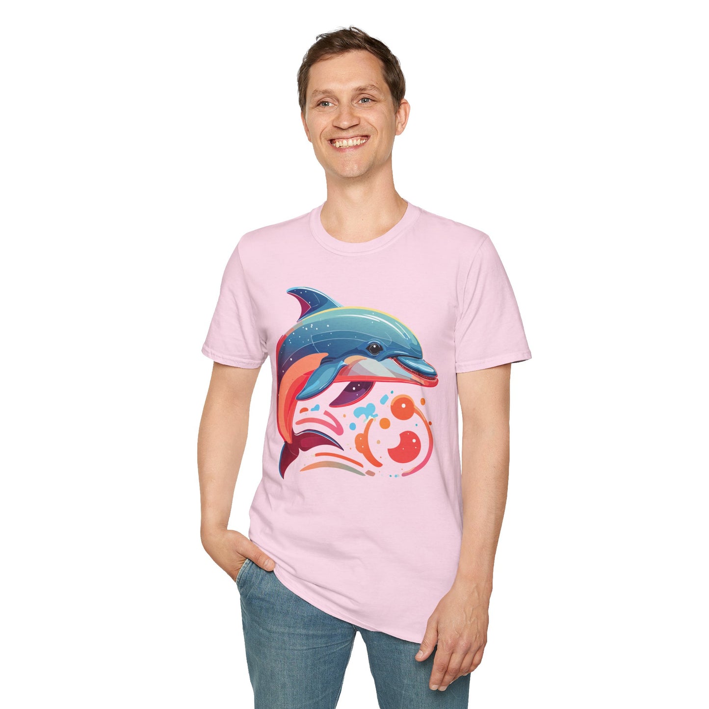 Dolphin Shirts, Shirt with Dolphin, Fish Tee Shirt, Animal Shirt