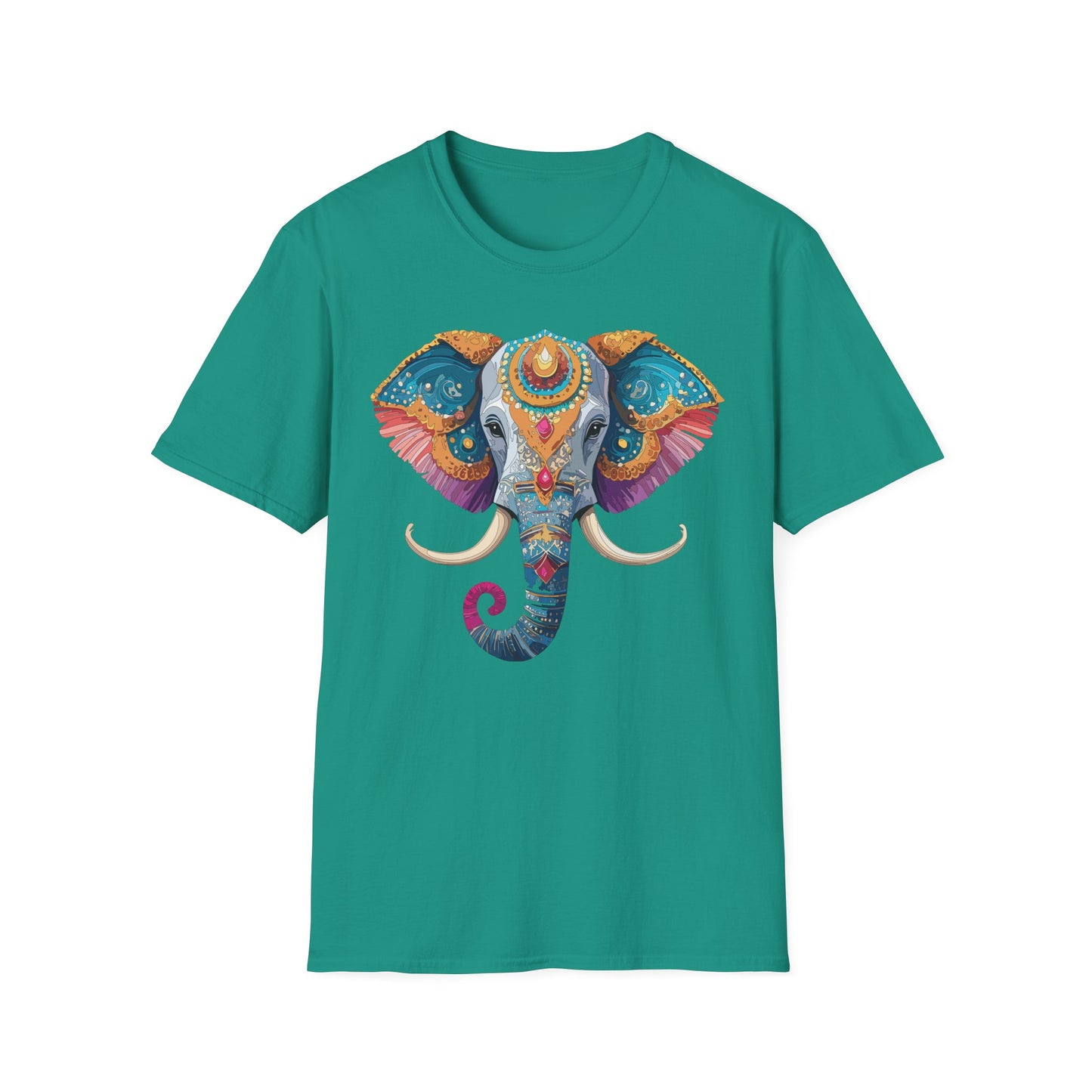 Elephant Shirt, T Shirt with Elephant, Elephant on T Shirt, T Shirt with Animation, Animals Tee Shirt