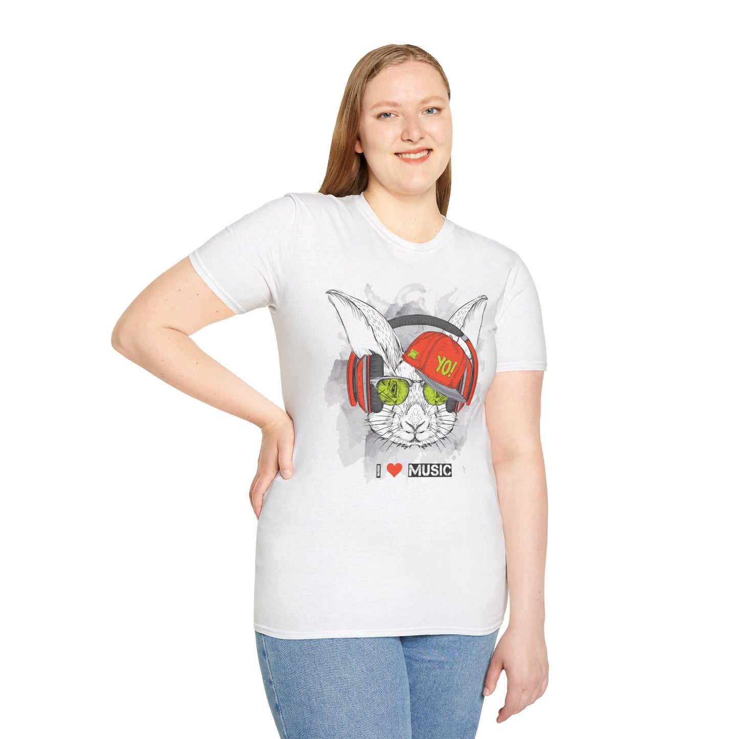 I love Music Animals Shirts, Shirt with Animals, Animals with Headphones Shirt