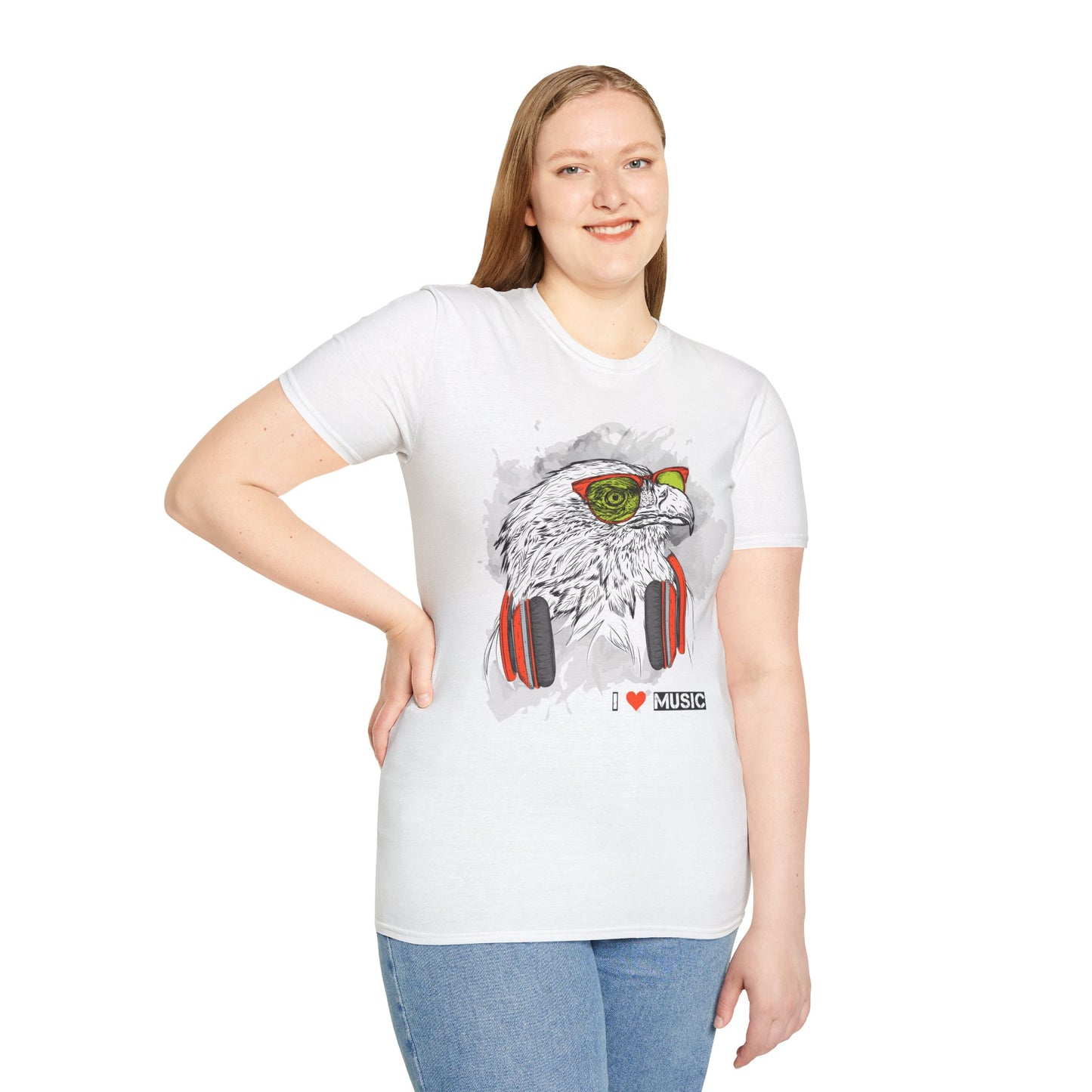 I love Music Animals Shirts, Shirt with Animals, Animals with Headphones Shirt