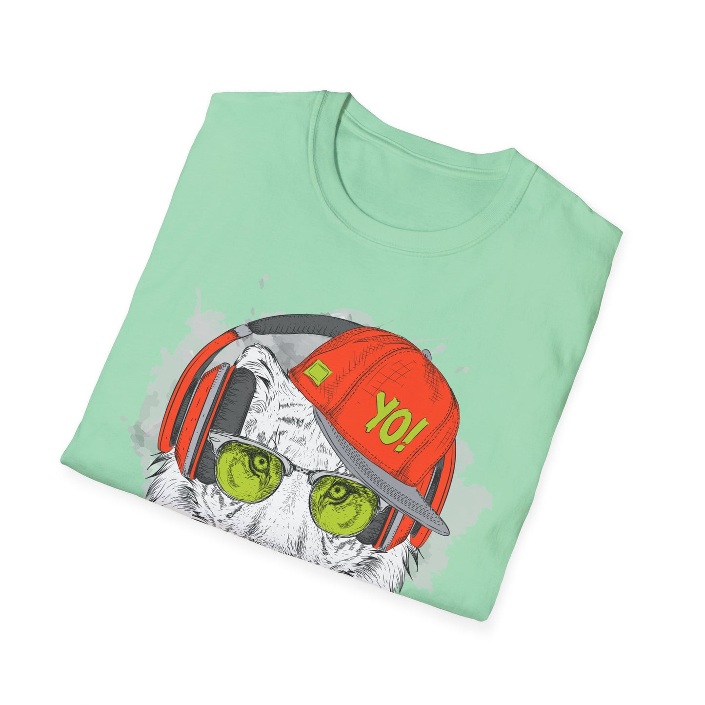 I love Music Animals Shirts, Shirt with Animals, Animals with Headphones Shirt