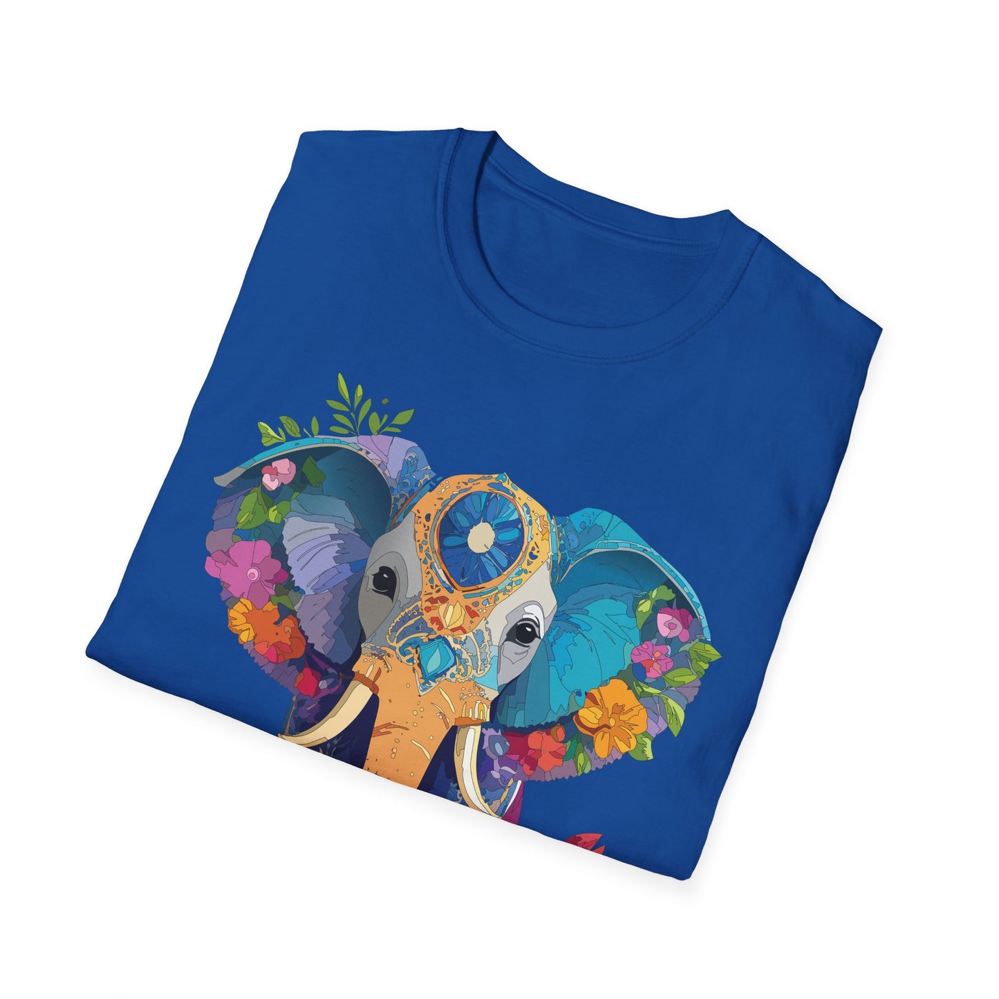 Elephant Shirt, T Shirt with Elephant, Elephant on T Shirt, T Shirt with Animation, Animals Tee Shirt