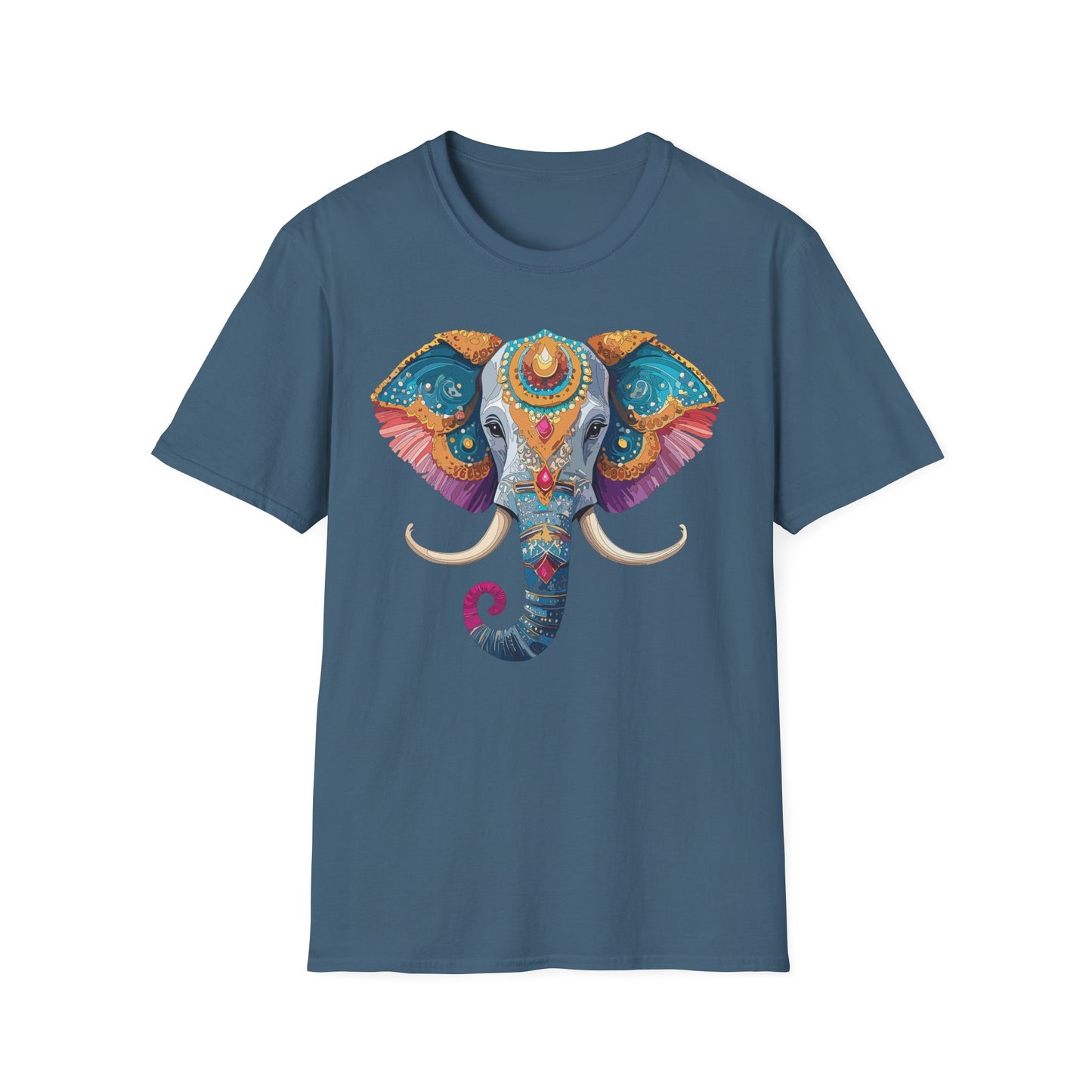 Elephant Shirt, T Shirt with Elephant, Elephant on T Shirt, T Shirt with Animation, Animals Tee Shirt