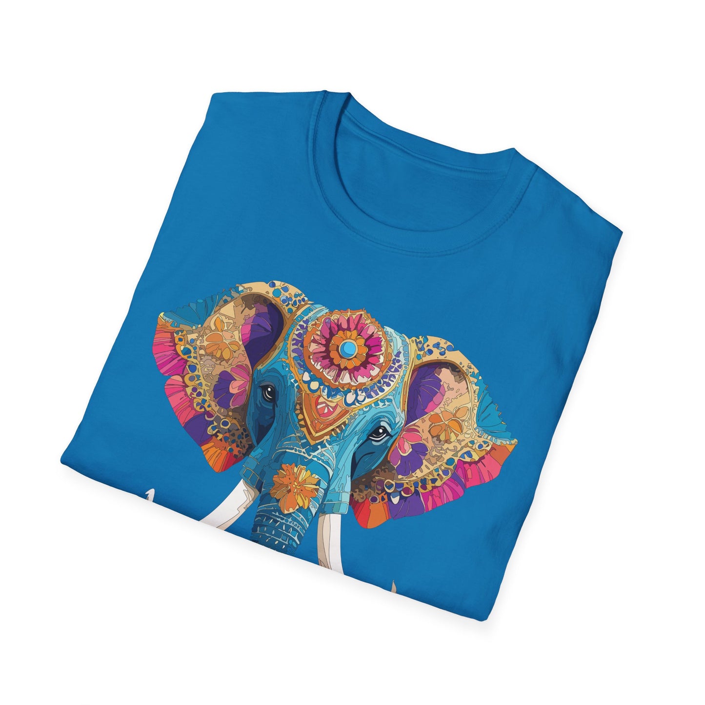 Elephant Shirt, T Shirt with Elephant, Elephant on T Shirt, T Shirt with Animation, Animals Tee Shirt