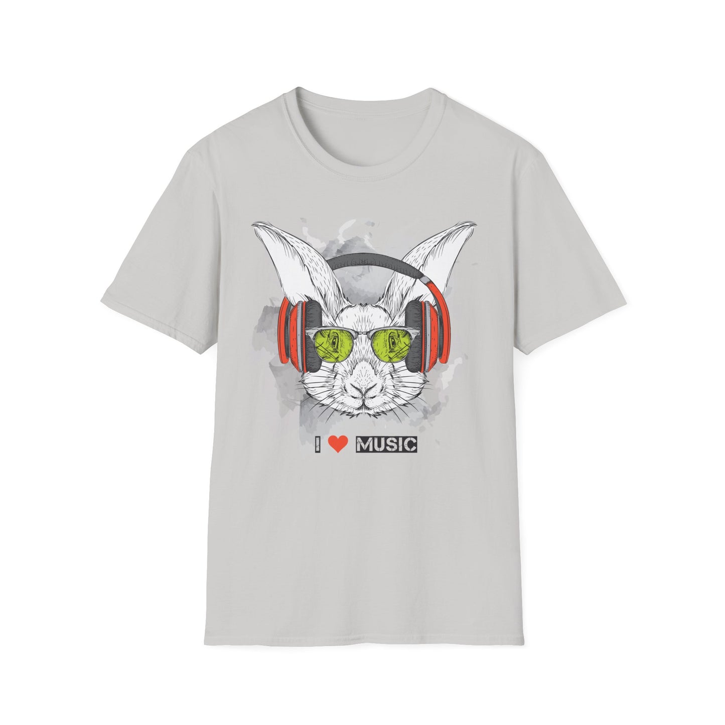 I love Music Animals Shirts, Shirt with Animals, Animals with Headphones Shirt