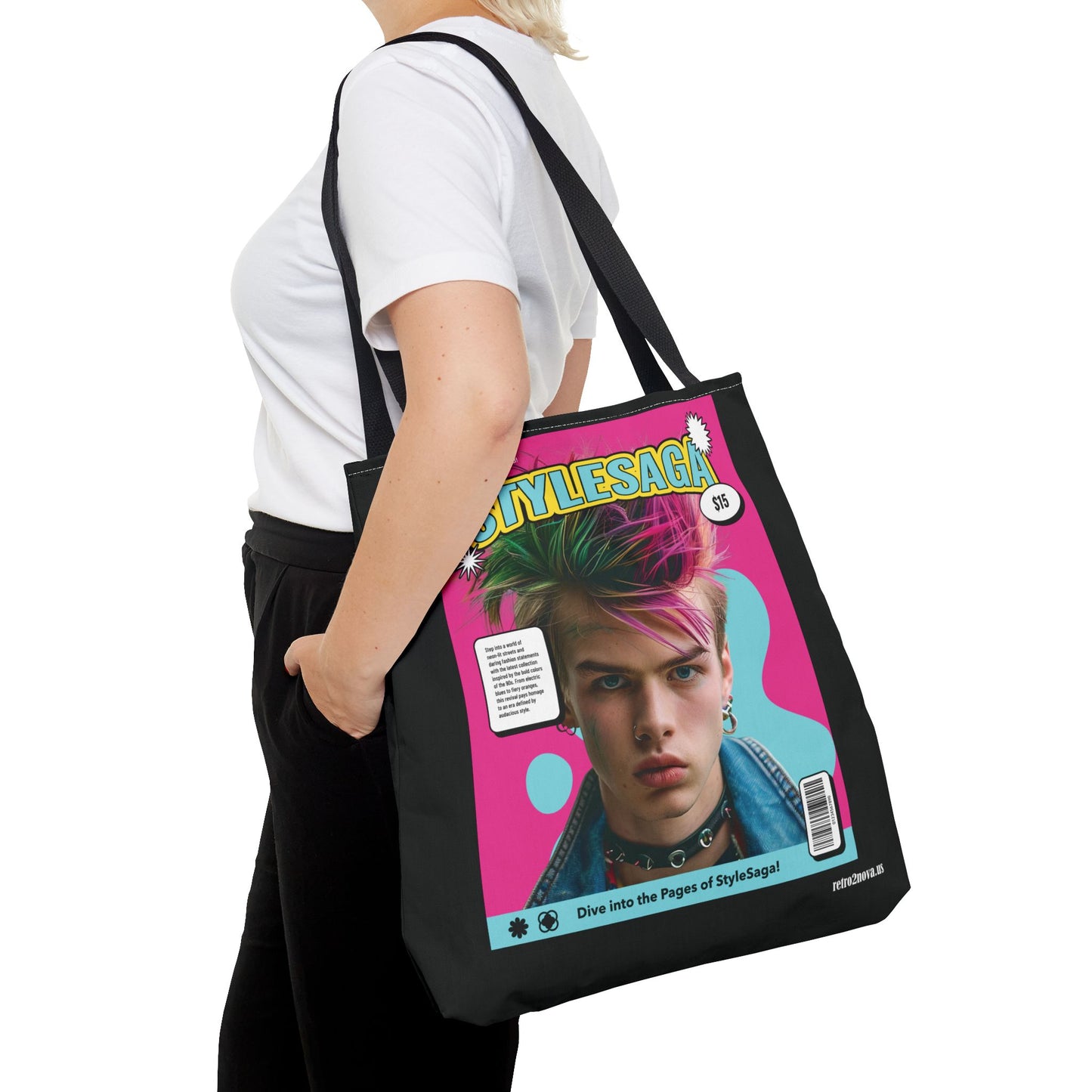 Canvas Tote Bag - Magazine Cover - retro2nova