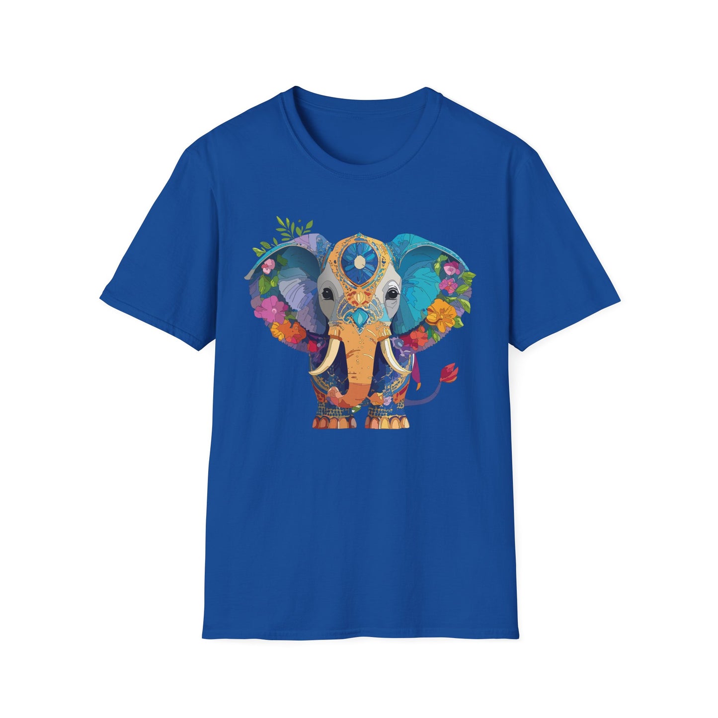 Elephant Shirt, T Shirt with Elephant, Elephant on T Shirt, T Shirt with Animation, Animals Tee Shirt