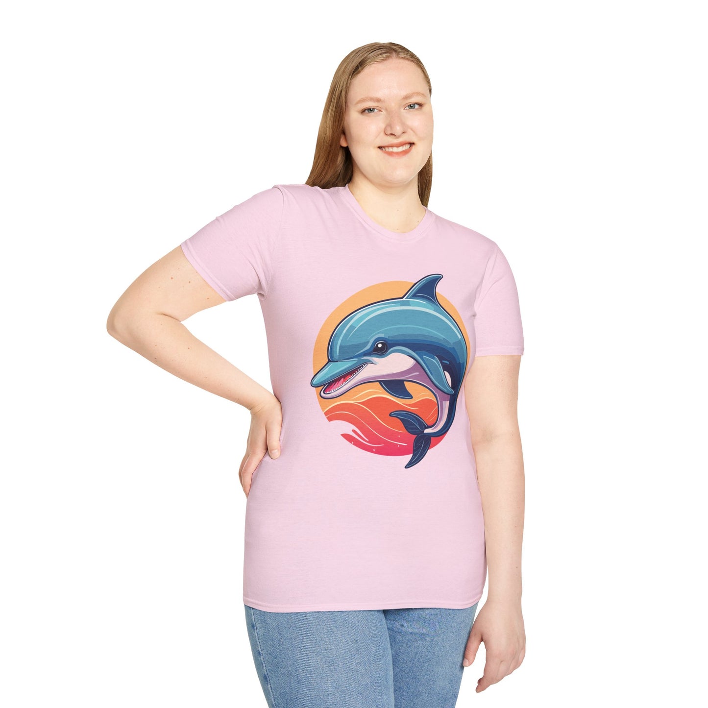 Dolphin Shirts, Shirt with Dolphin, Fish Tee Shirt, Animal Shirt