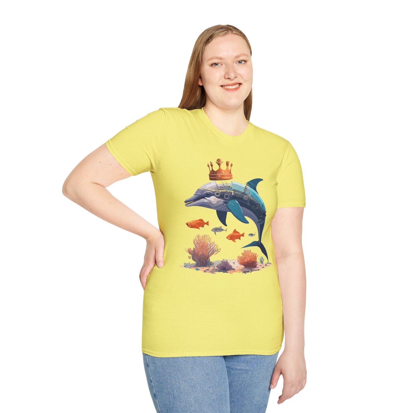 Dolphin Shirts, Shirt with Dolphin, Fish Tee Shirt, Animal Shirt