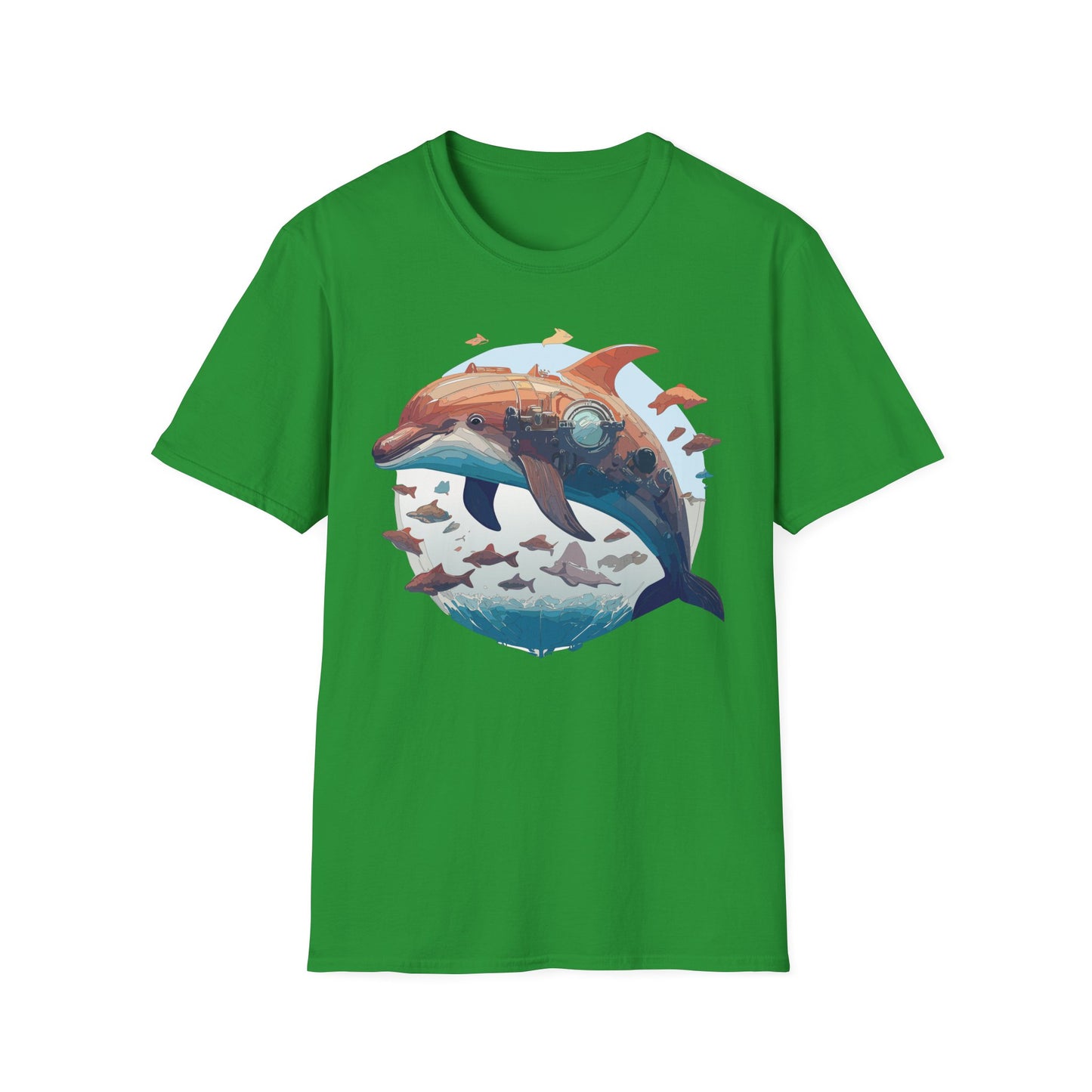 Dolphin Shirts, Shirt with Dolphin, Fish Tee Shirt, Animal Shirt