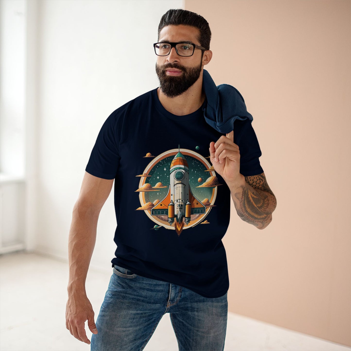 Cosmos Shirt, Shuttle Shirt - retro2nova