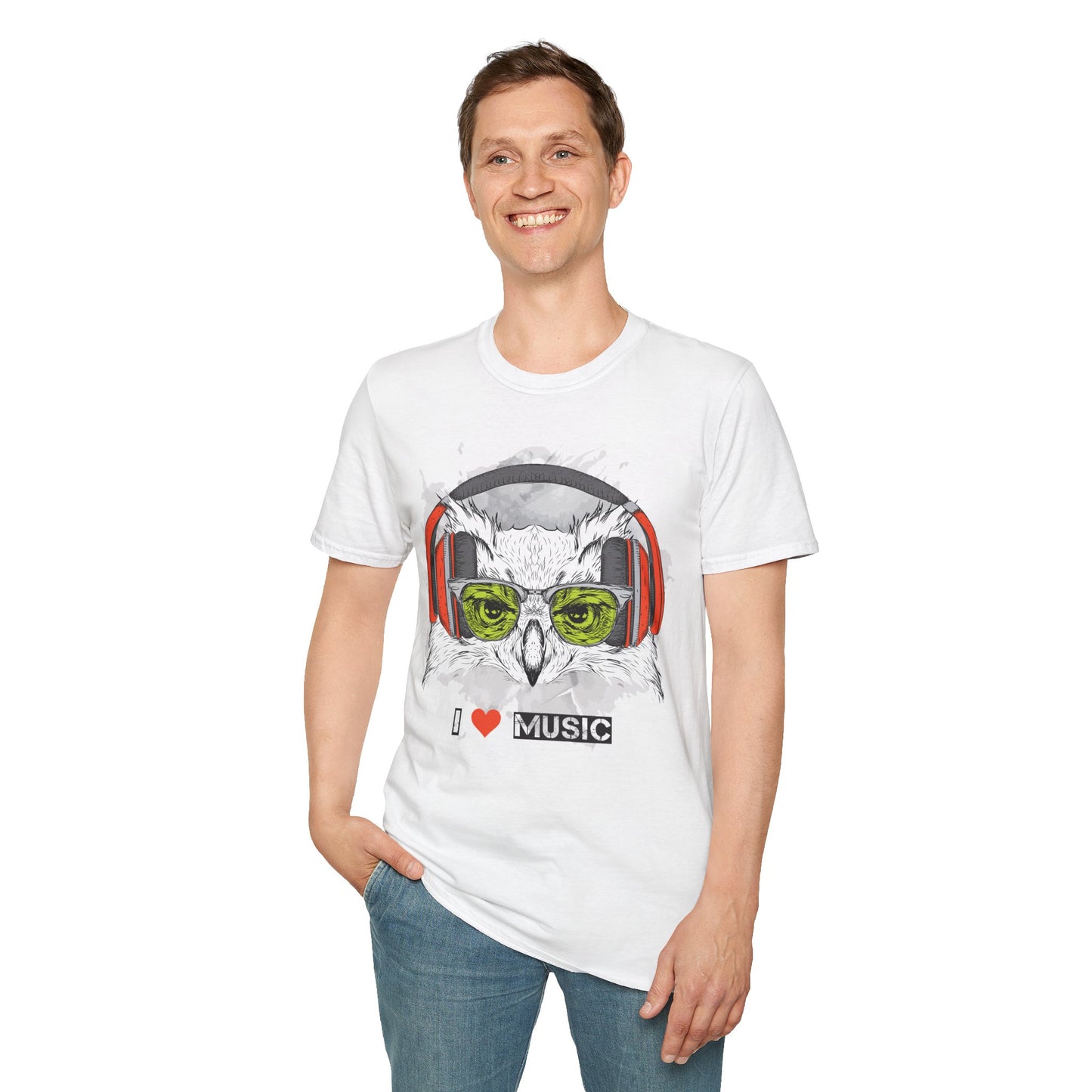 I love Music Animals Shirts, Shirt with Animals, Animals with Headphones Shirt