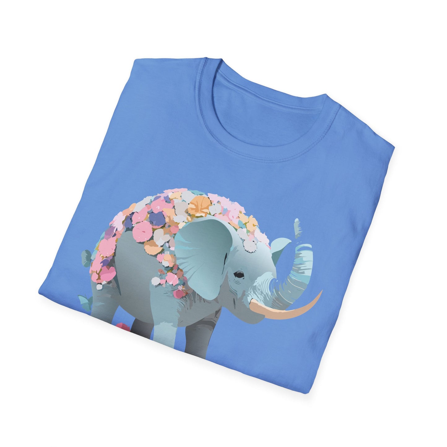 Elephant Shirt, T Shirt with Elephant, Elephant on T Shirt, T Shirt with Animation, Animals Tee Shirt