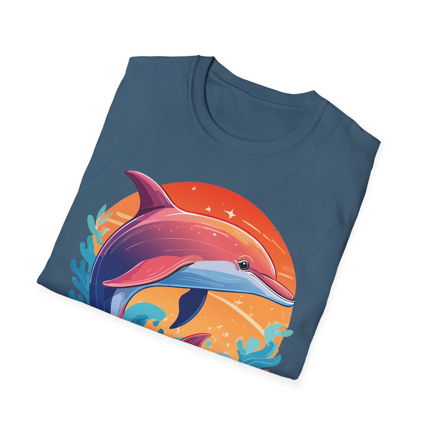 Dolphin Shirts, Shirt with Dolphin, Fish Tee Shirt, Animal Shirt