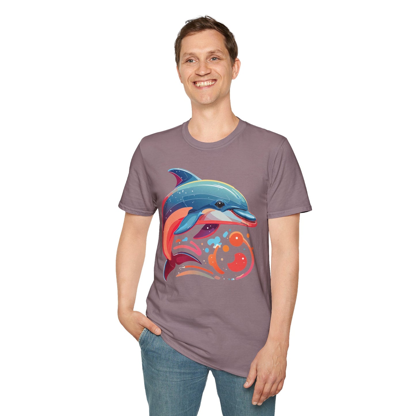 Dolphin Shirts, Shirt with Dolphin, Fish Tee Shirt, Animal Shirt