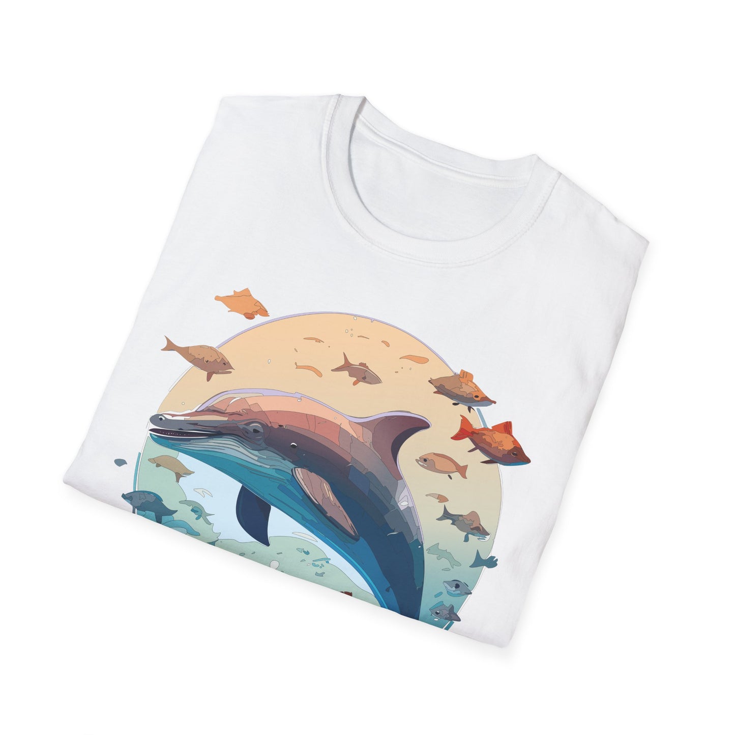 Dolphin Shirts, Shirt with Dolphin, Fish Tee Shirt, Animal Shirt