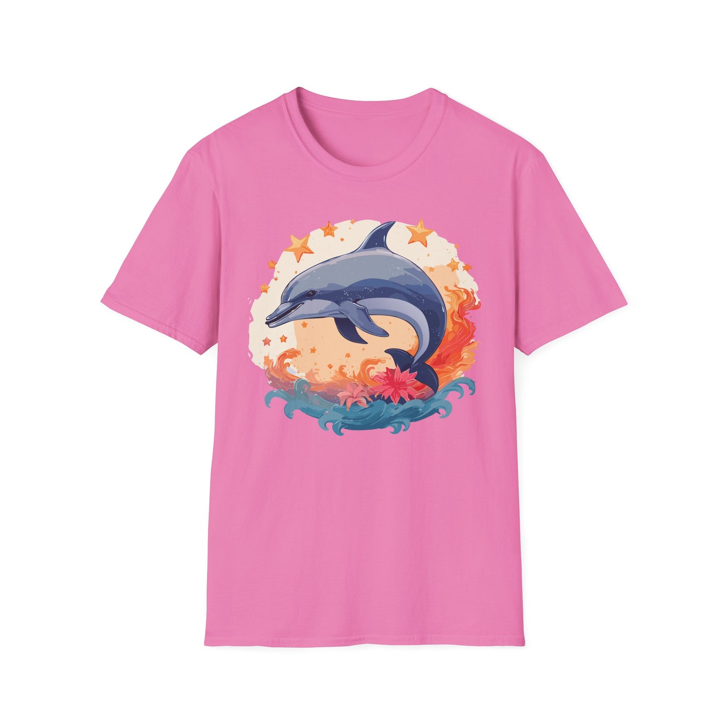 Dolphin Shirts, Shirt with Dolphin, Fish Tee Shirt, Animal Shirt