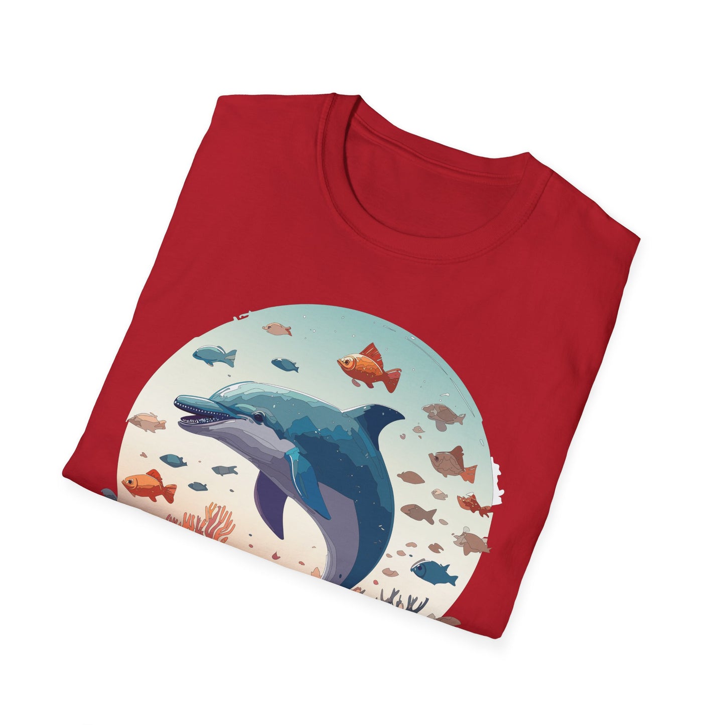Dolphin Shirts, Shirt with Dolphin, Fish Tee Shirt, Animal Shirt