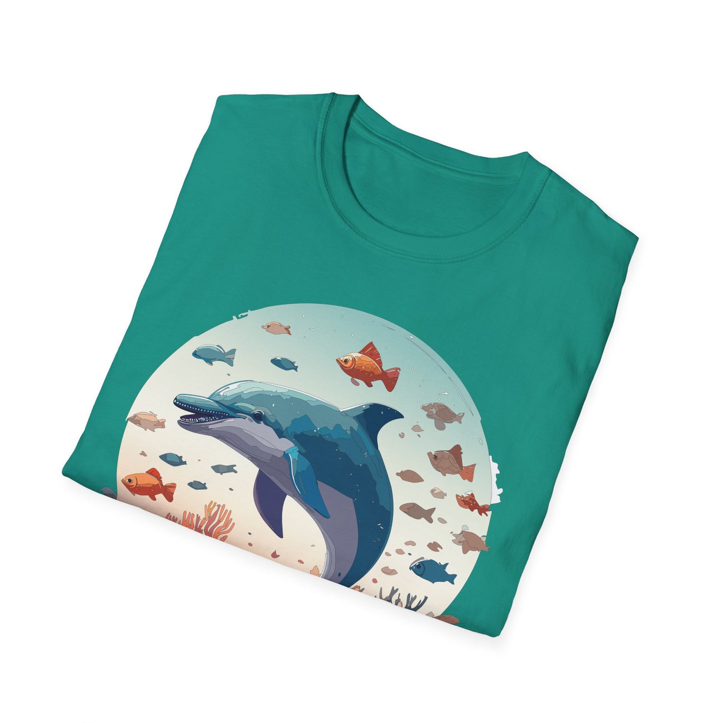 Dolphin Shirts, Shirt with Dolphin, Fish Tee Shirt, Animal Shirt