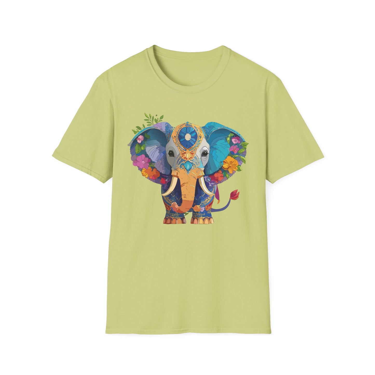 Elephant Shirt, T Shirt with Elephant, Elephant on T Shirt, T Shirt with Animation, Animals Tee Shirt