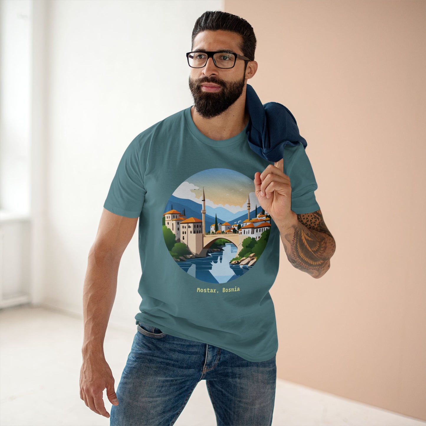 Travel Shirt, Tourist Shirt, Bosnia Shirt - retro2nova