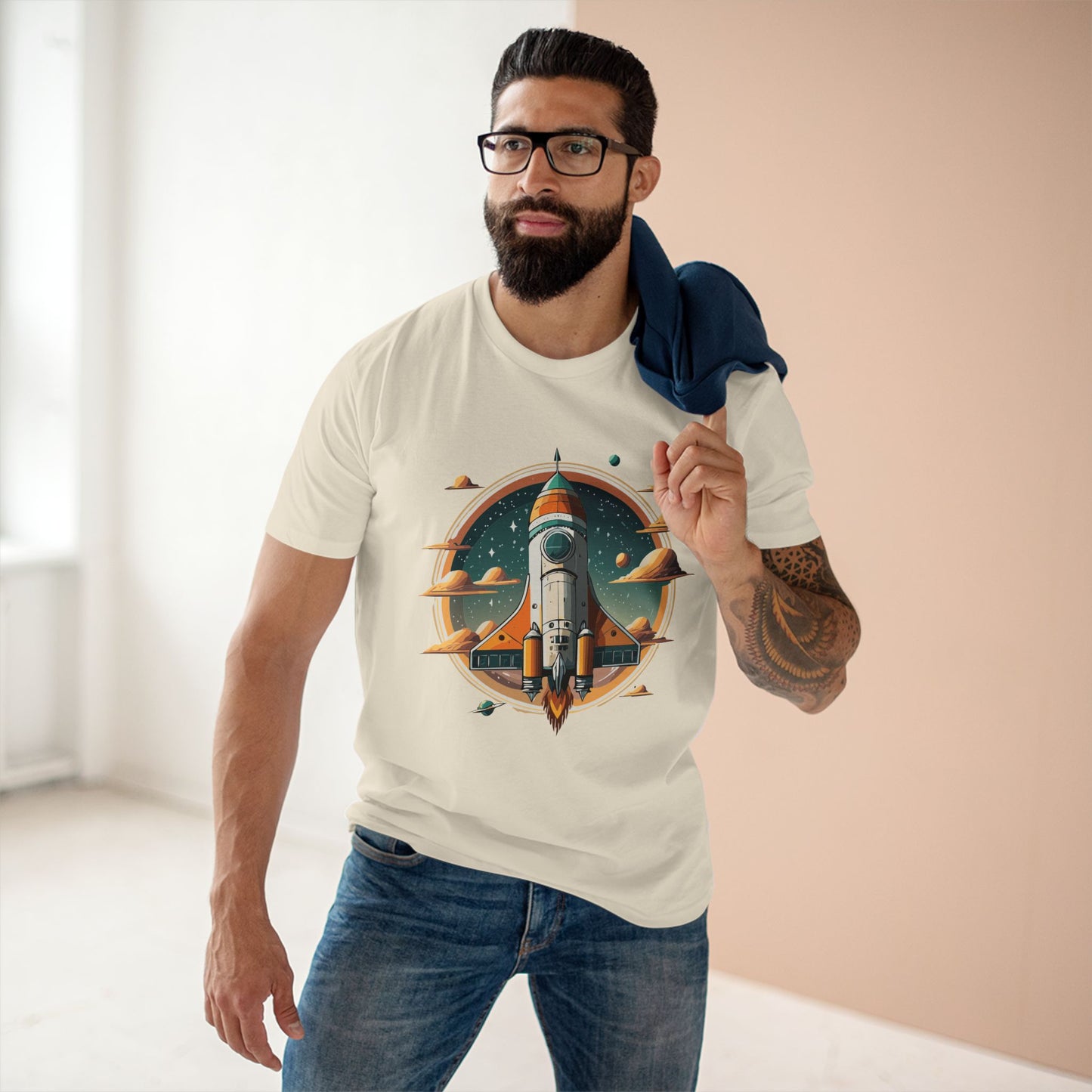 Cosmos Shirt, Shuttle Shirt - retro2nova