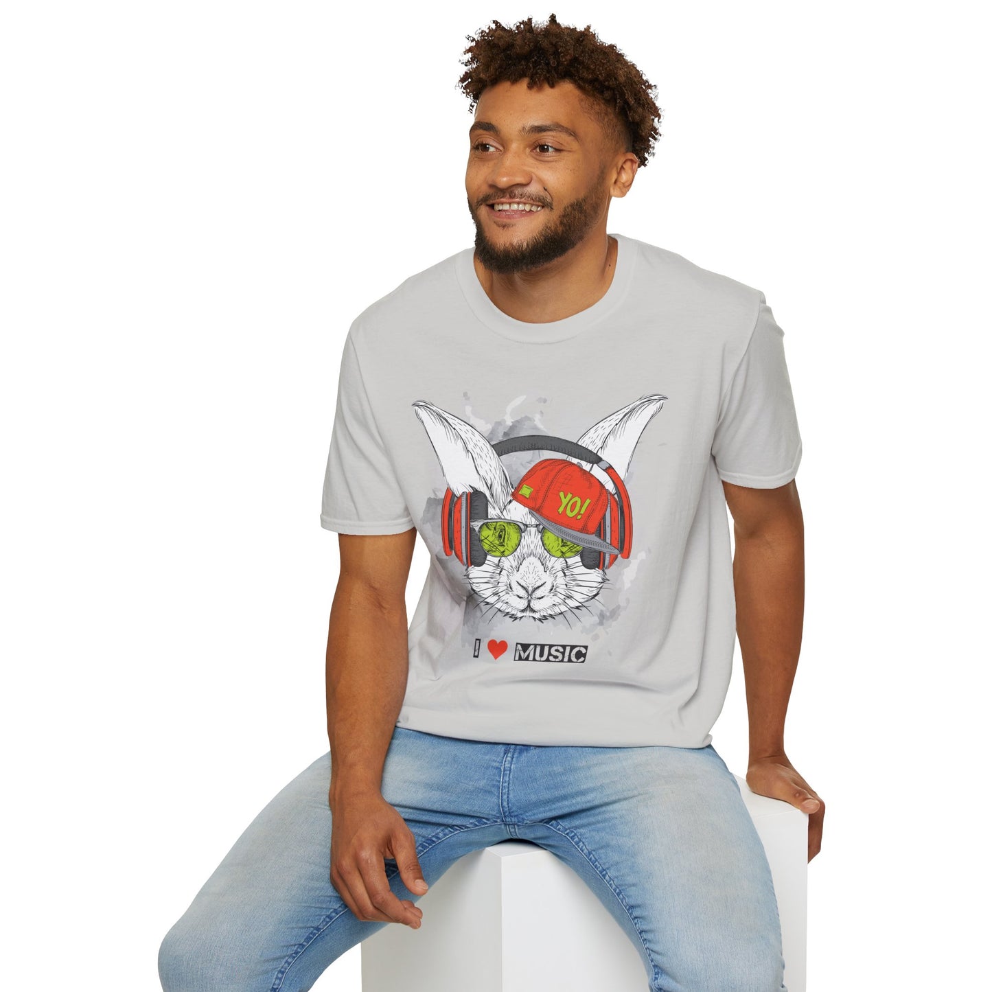 I love Music Animals Shirts, Shirt with Animals, Animals with Headphones Shirt