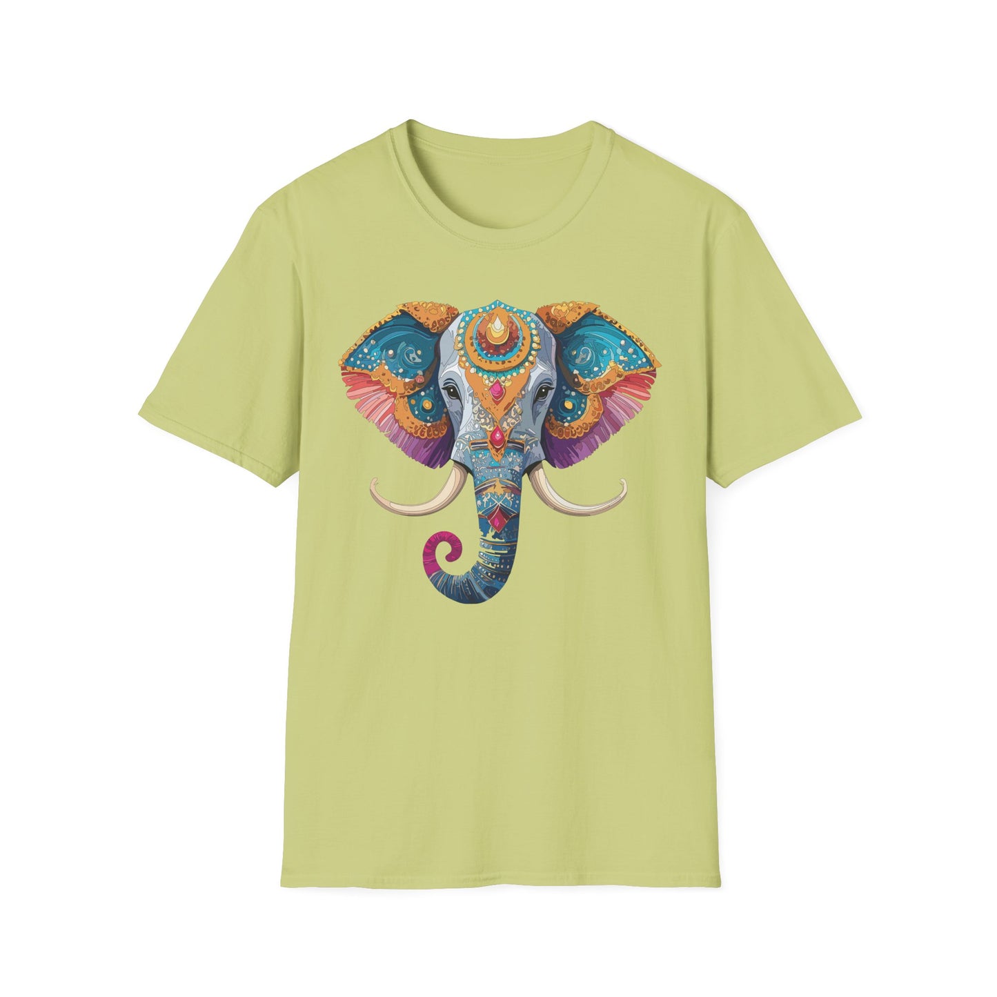 Elephant Shirt, T Shirt with Elephant, Elephant on T Shirt, T Shirt with Animation, Animals Tee Shirt