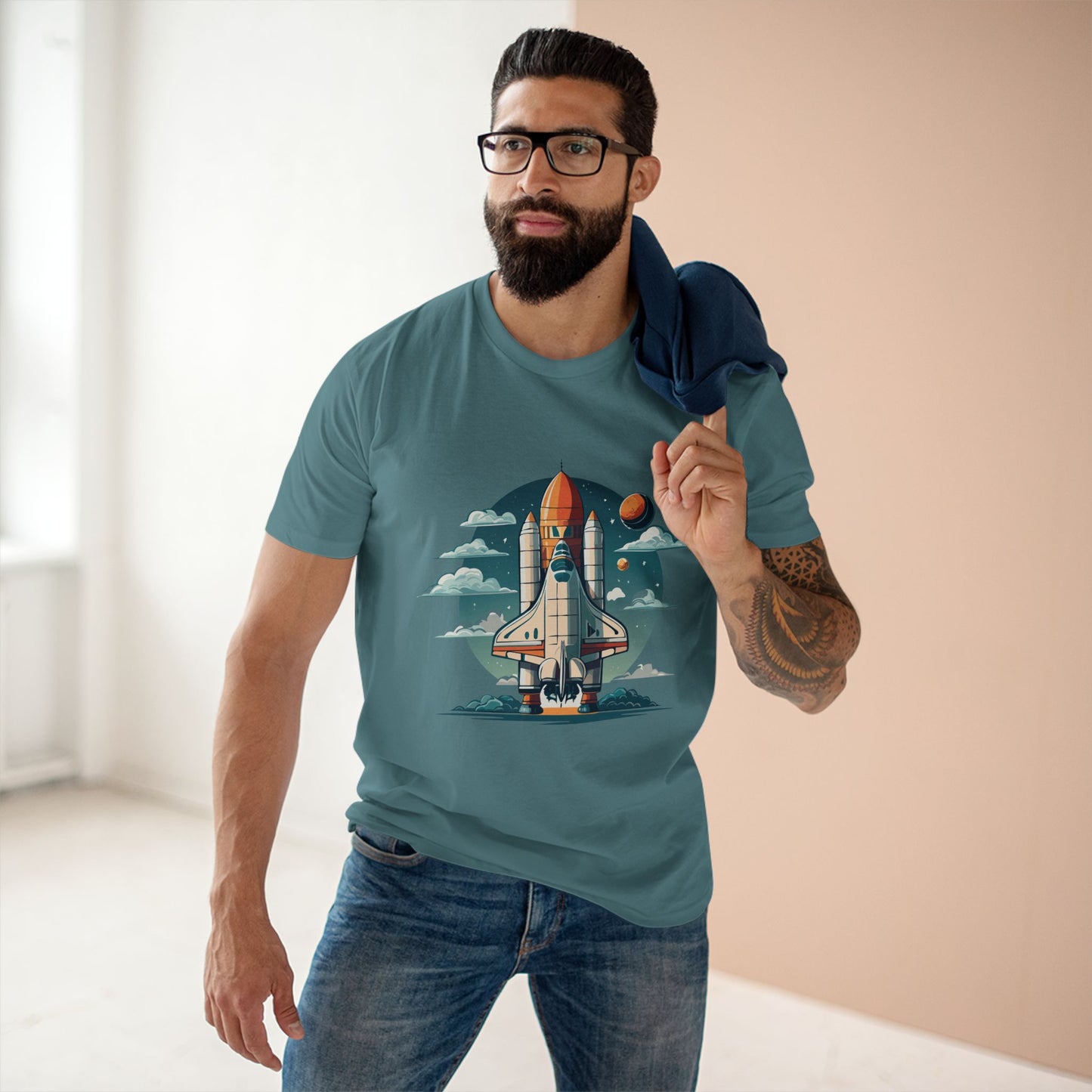 Cosmos Shirt, Shuttle Shirt - retro2nova