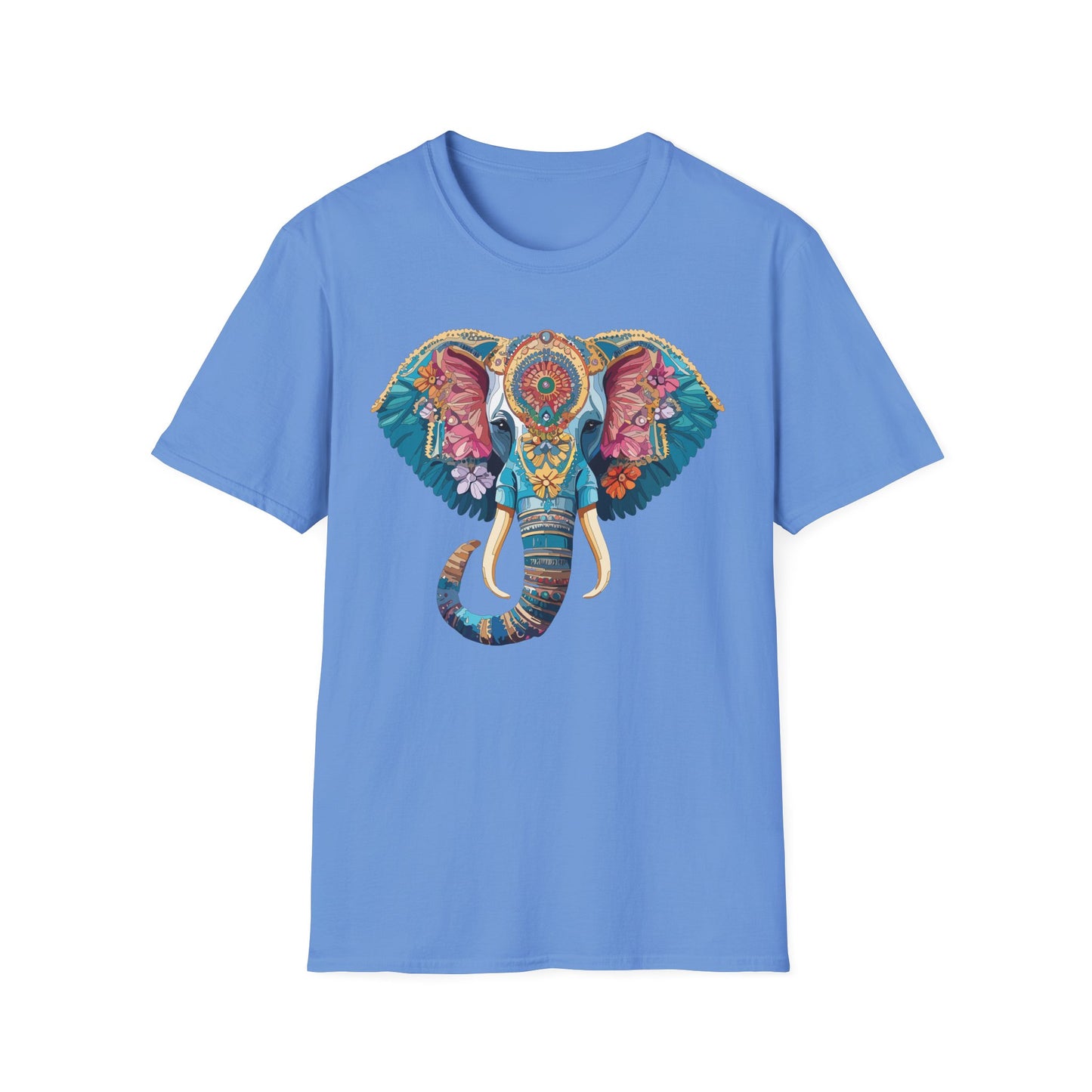 Elephant Shirt, T Shirt with Elephant, Elephant on T Shirt, T Shirt with Animation, Animals Tee Shirt