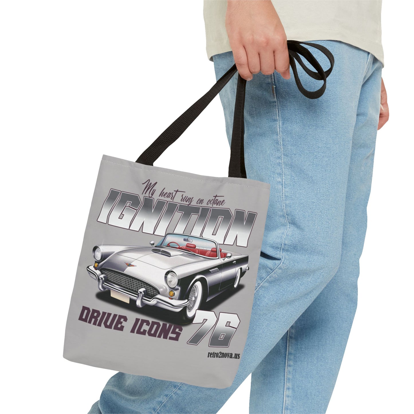 Canvas Tote Bag – Classic Vintage Car - retro2nova