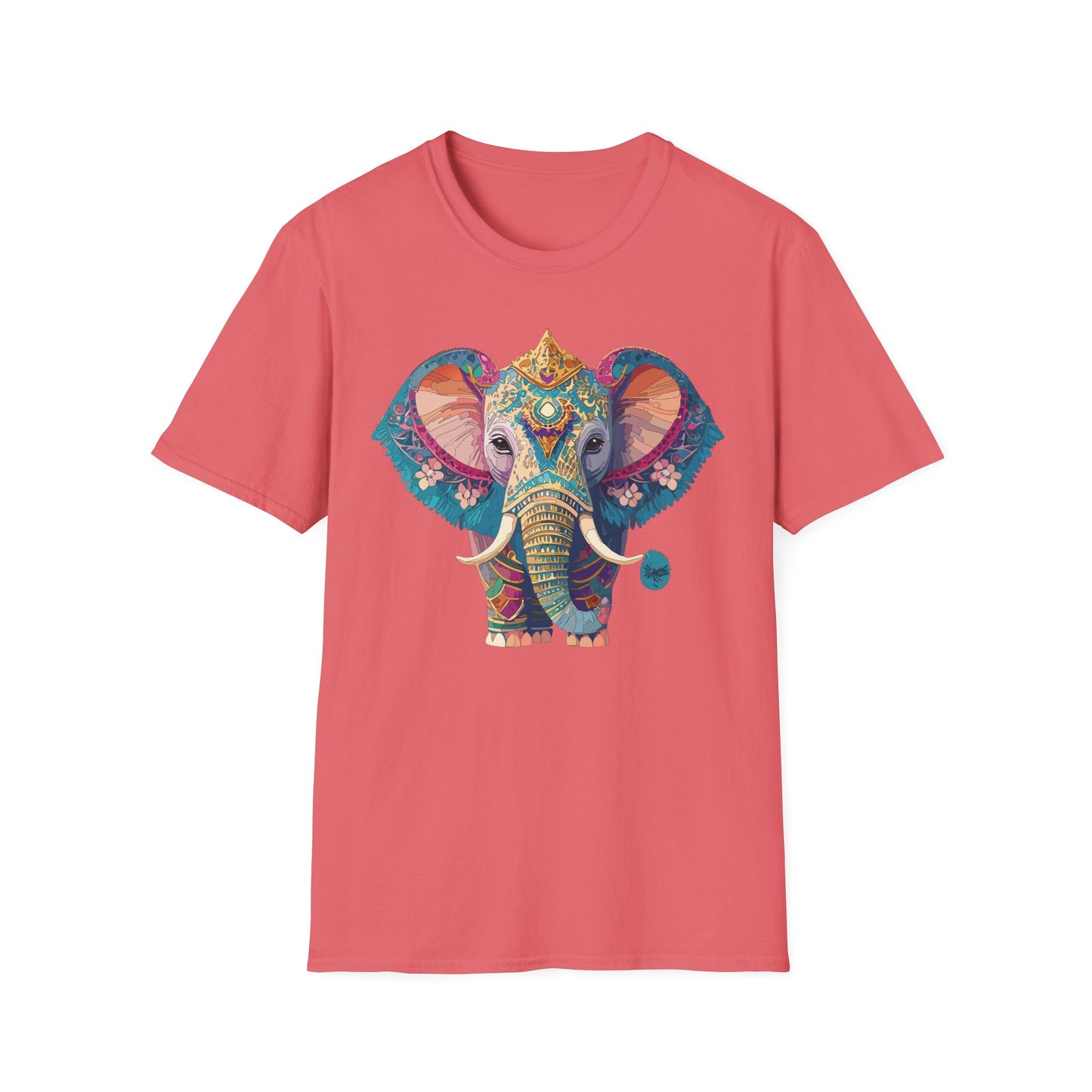 Elephant Shirt, T Shirt with Elephant, Elephant on T Shirt, T Shirt with Animation, Animals Tee Shirt