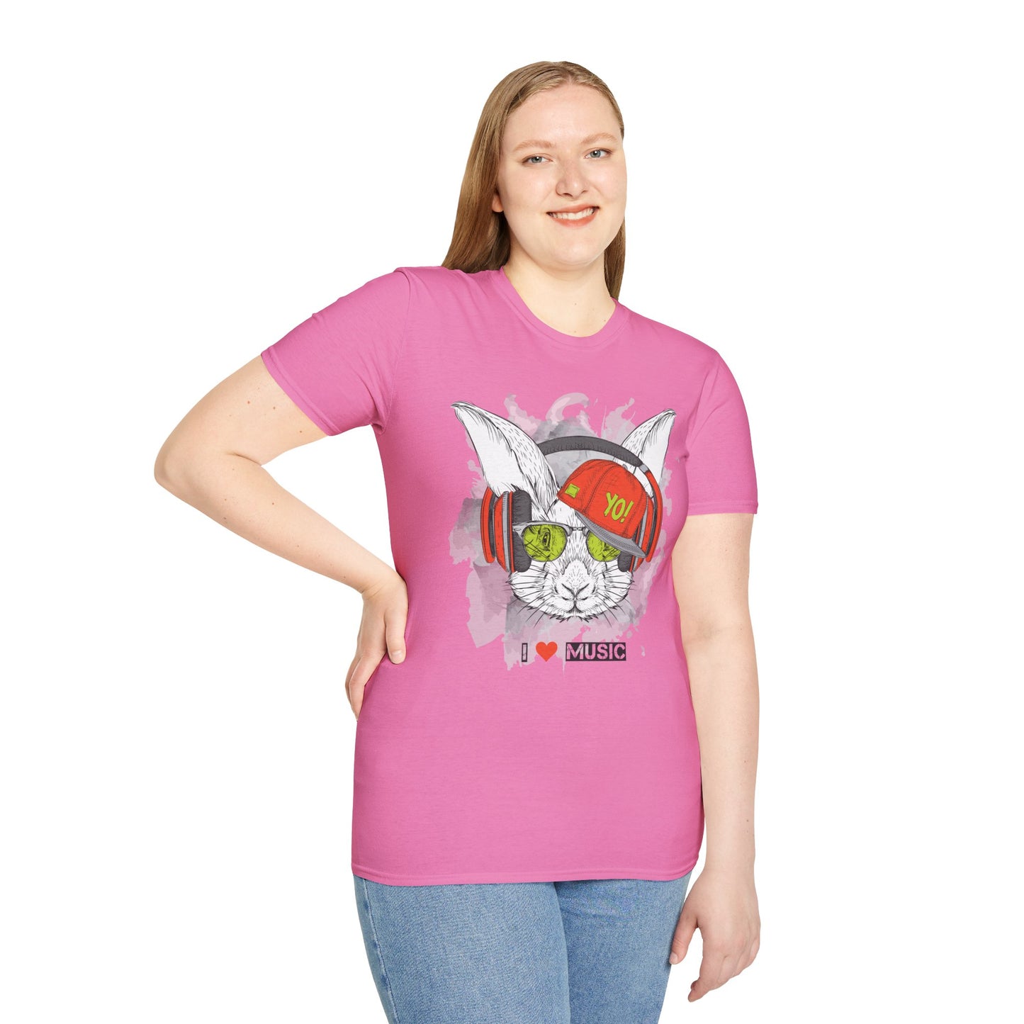 I love Music Animals Shirts, Shirt with Animals, Animals with Headphones Shirt