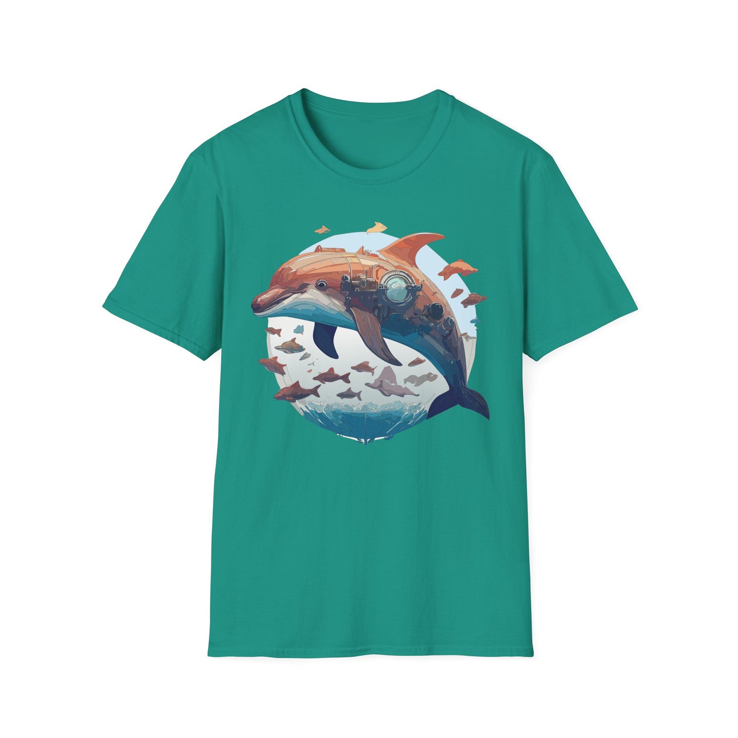 Dolphin Shirts, Shirt with Dolphin, Fish Tee Shirt, Animal Shirt