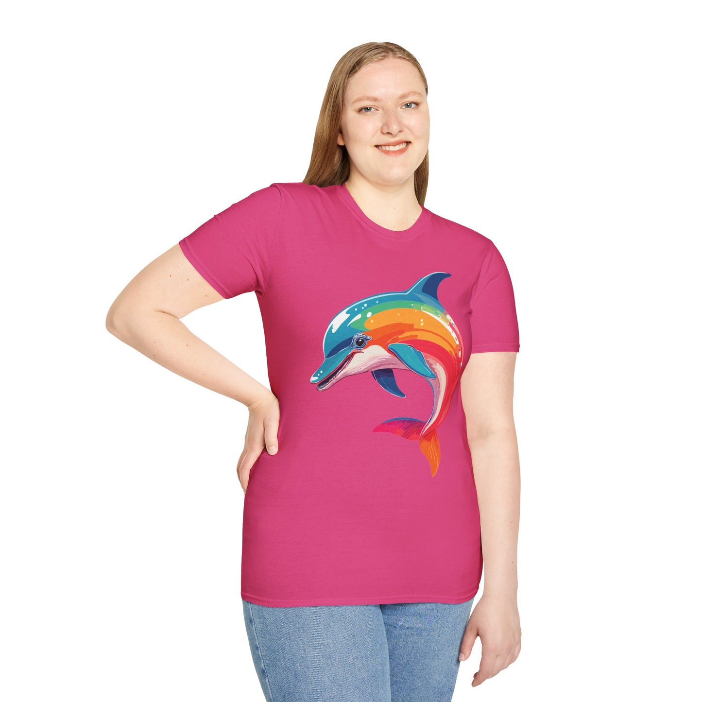 Dolphin Shirts, Shirt with Dolphin, Fish Tee Shirt, Animal Shirt