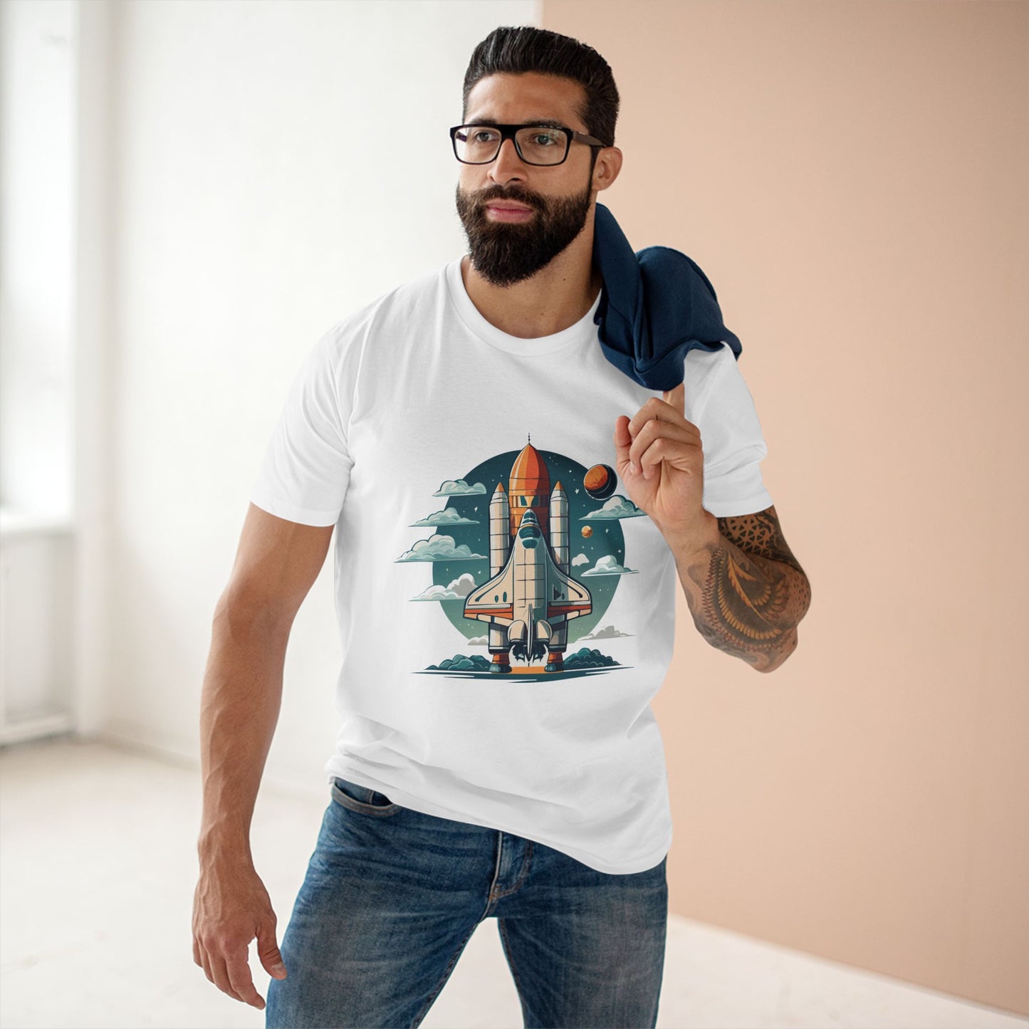 Cosmos Shirt, Shuttle Shirt - retro2nova