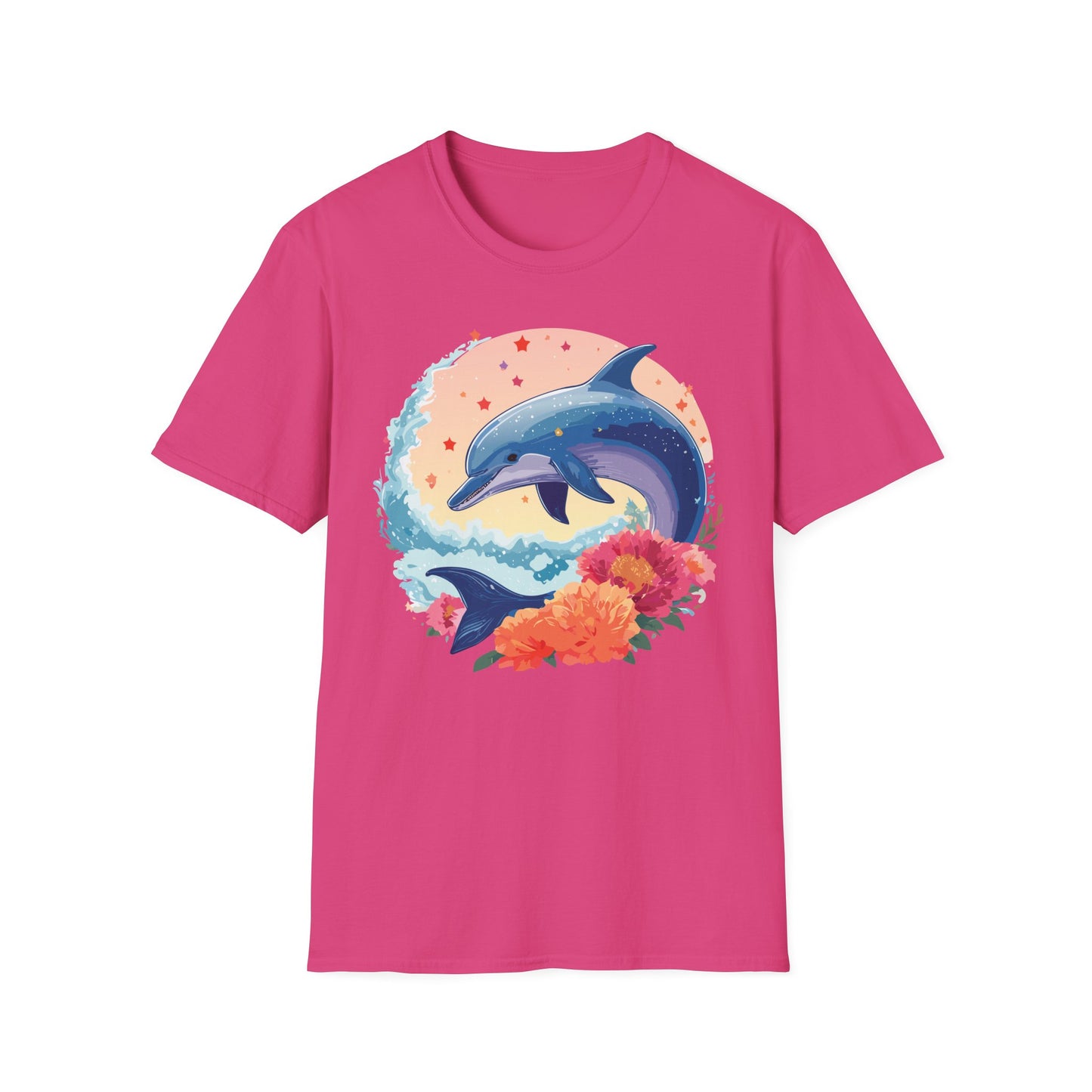 Dolphin Shirts, Shirt with Dolphin, Fish Tee Shirt, Animal Shirt