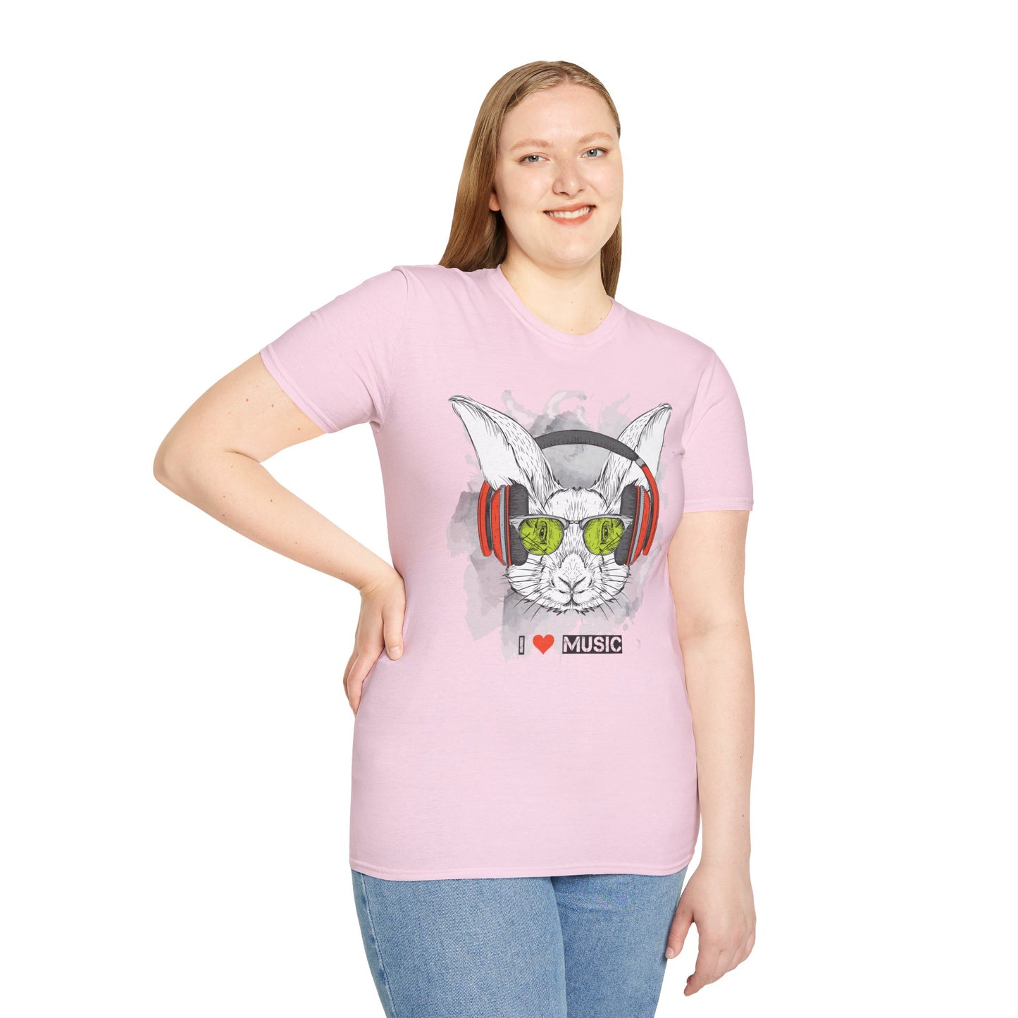 I love Music Animals Shirts, Shirt with Animals, Animals with Headphones Shirt