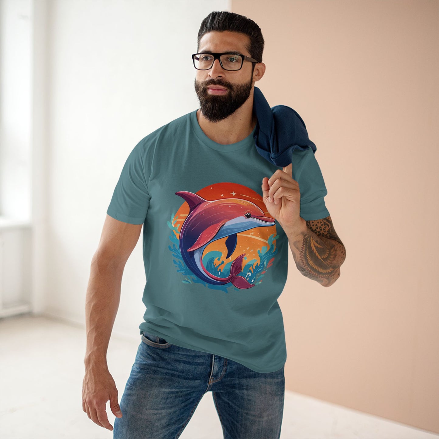 Animals Shirt, Dolphin Shirt - retro2nova